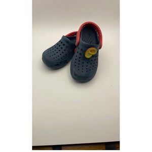 Joybees‎ Youth Kids Size 8/9 Clogs Water Shoes Sandals Royal Blue & Red